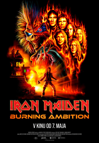 IronMaidenBurningAmbition poster